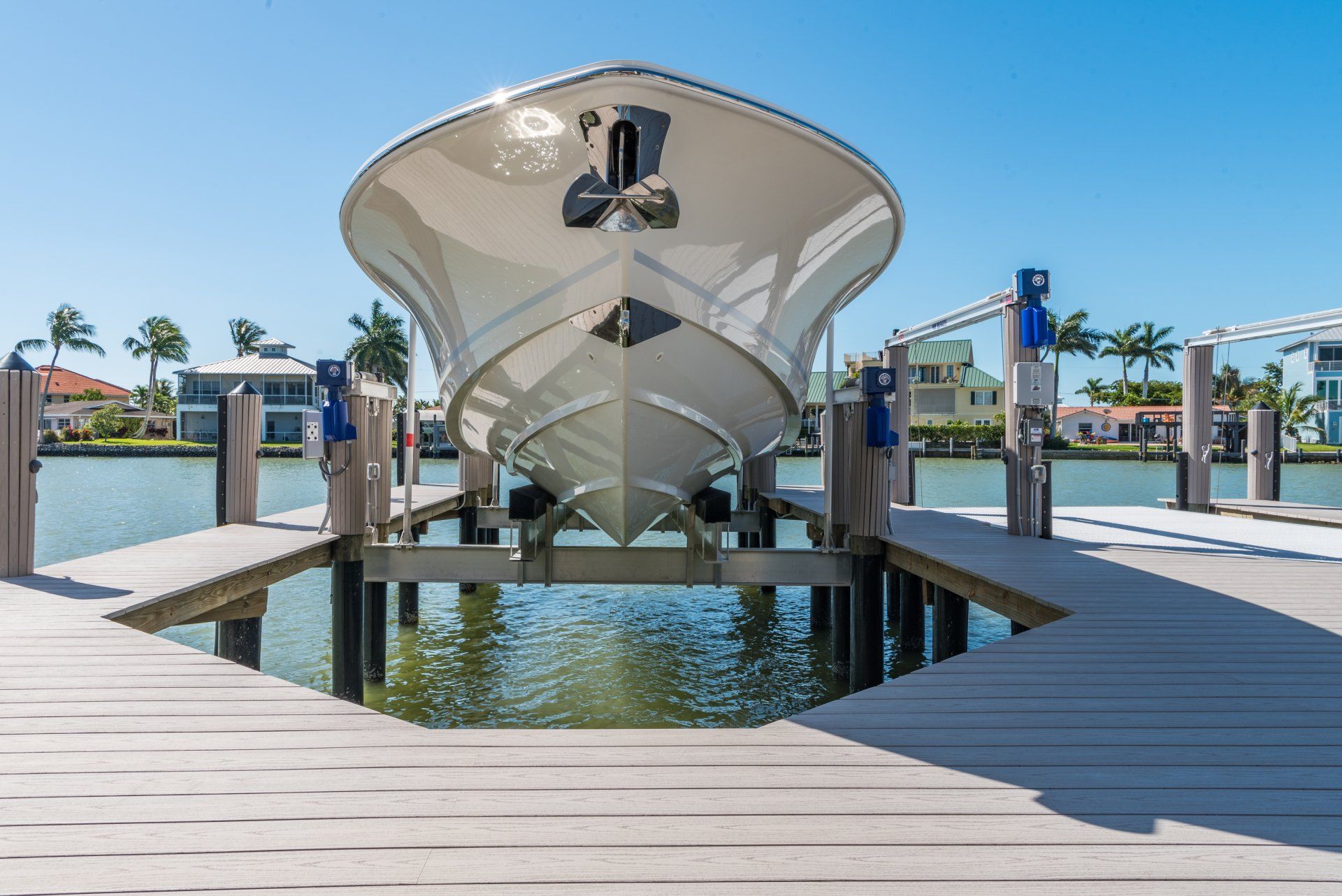 Front Part of Ship — Marco Island, FL — Collier Seawall & Dock