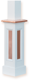 Painted Mailbox Post