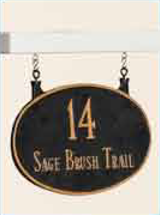Oval Sign