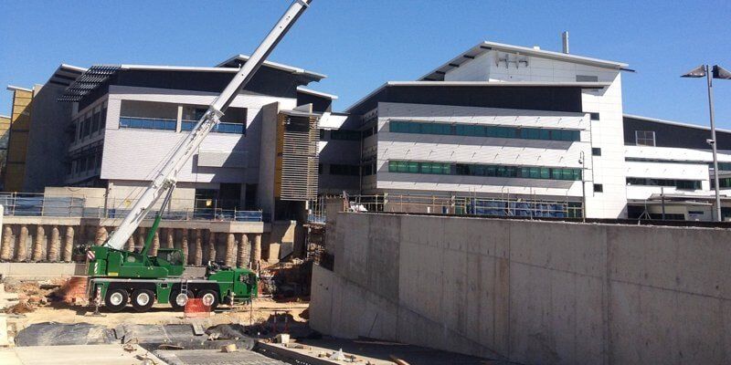 Crane Over Building - Crane Hire in Townsville, QLD