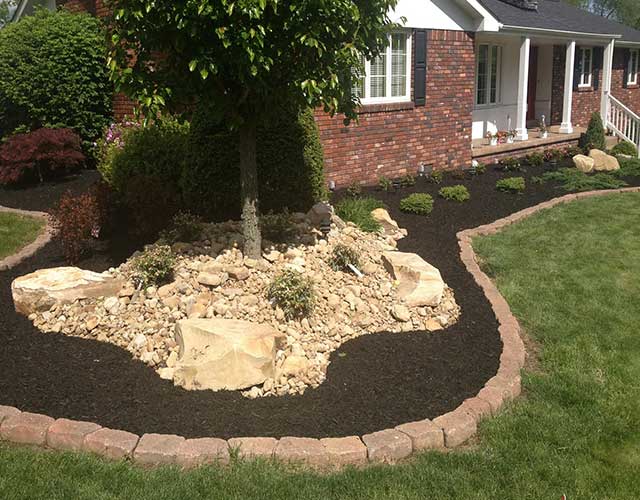 House with Beautiful Landscape - Tree Service in Irwin, PA
