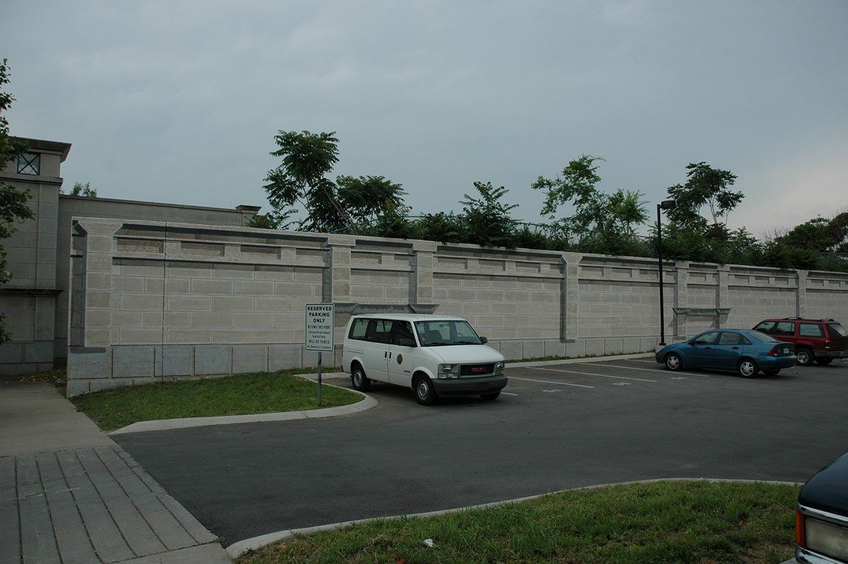 A white van is parked in a parking lot