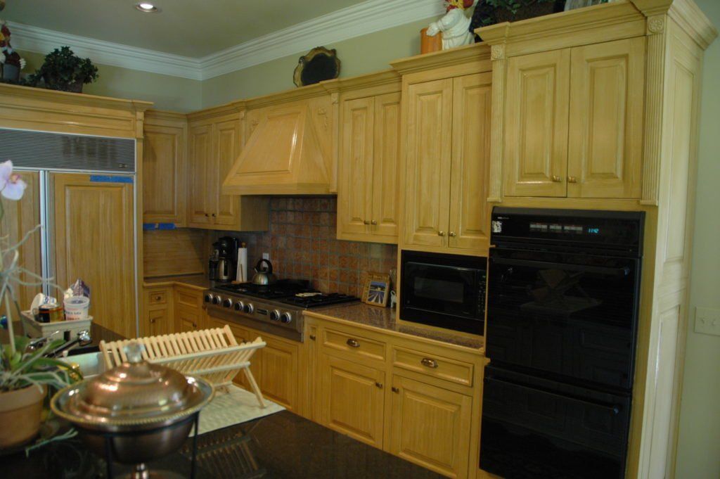 faux kitchen paintend mural art