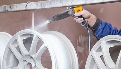White Mags — Powder coating service in Tomago, NSW