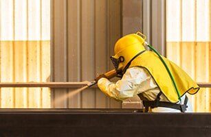 Abrasive Blasting — Powder coating service in Tomago, NSW