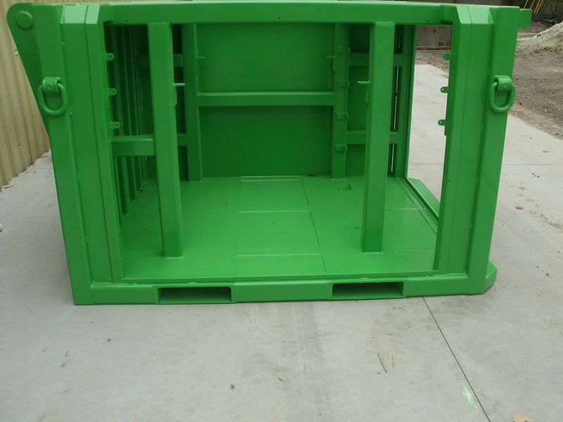 Green Enclosure — Powder coating service in Tomago, NSW