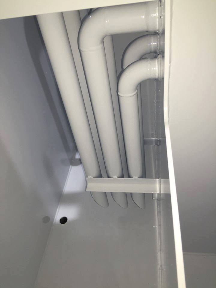Inner pipwork — Powder coating service in Tomago, NSW Inner Pipework — Powder coating service in Tomago, NSW