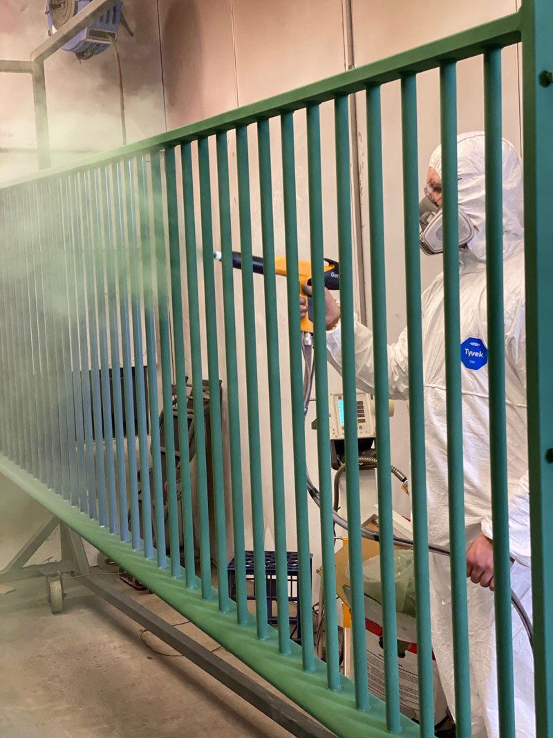 Pool Fencing — Powder coating service in Tomago, NSW Pool Fencing — Powder coating service in Tomago, NSW