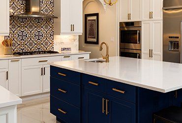 Luxury White Kitchen Design — Napa, CA — North Bay Plywood