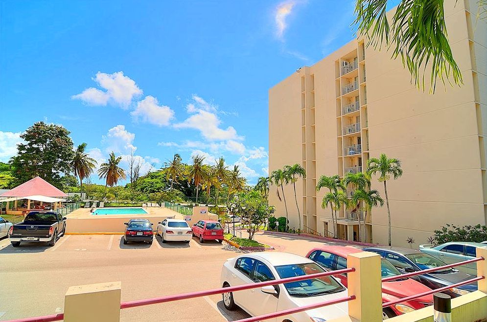 parking and pool