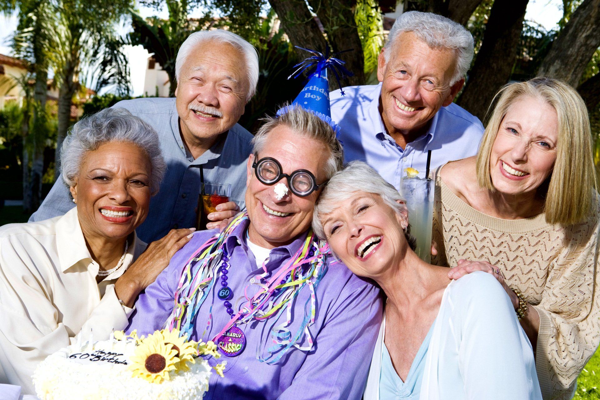 Seniors smiling Seniors smiling
