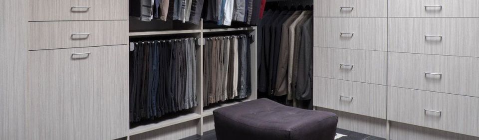 Custom Closet with Seating