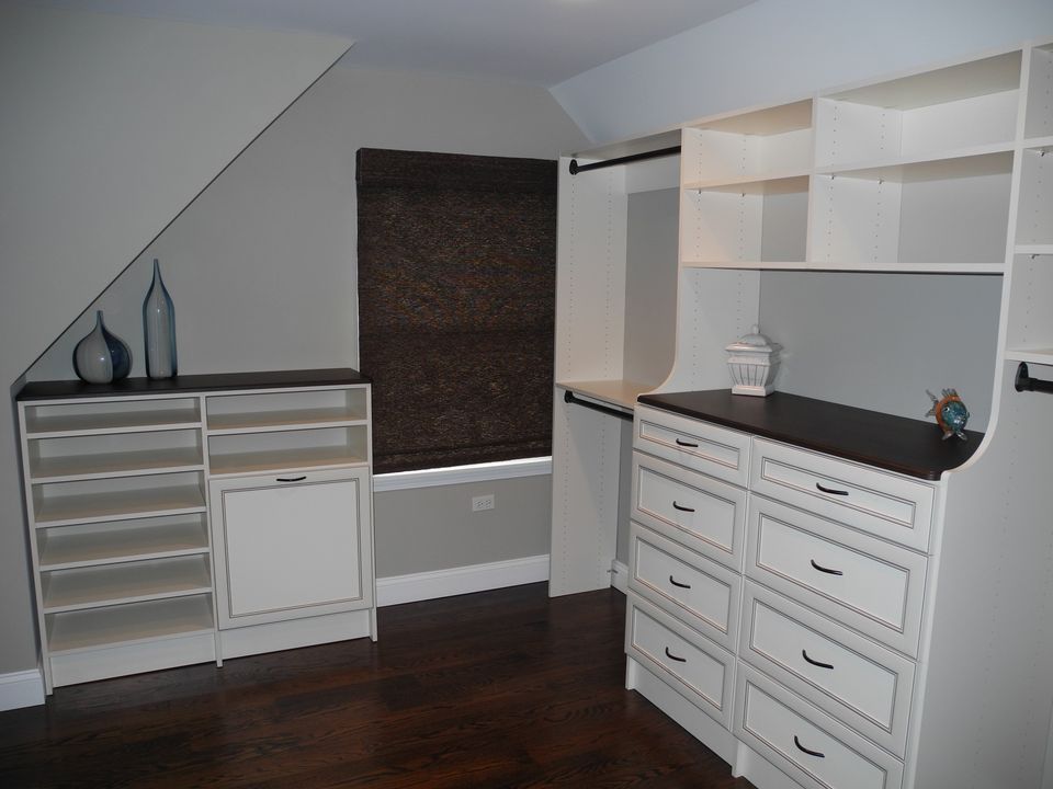 Custom Closet System Attic Installation