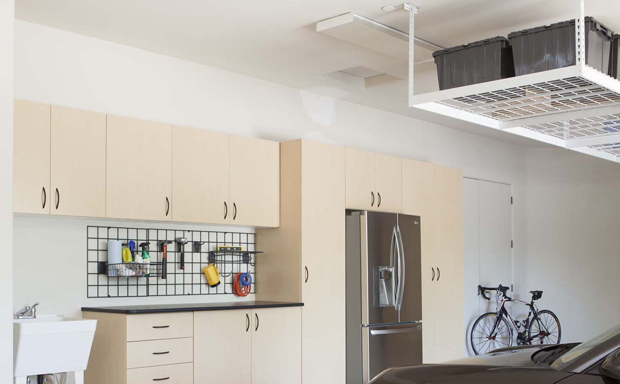 Custom Garage Overhead Storage System