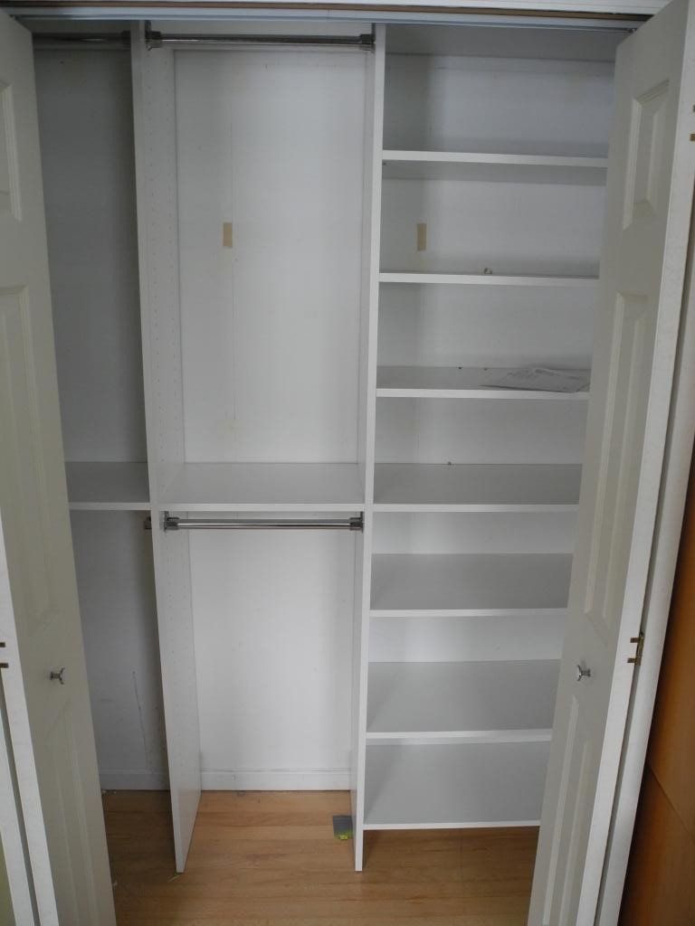 Reach In Small Custom Closet System