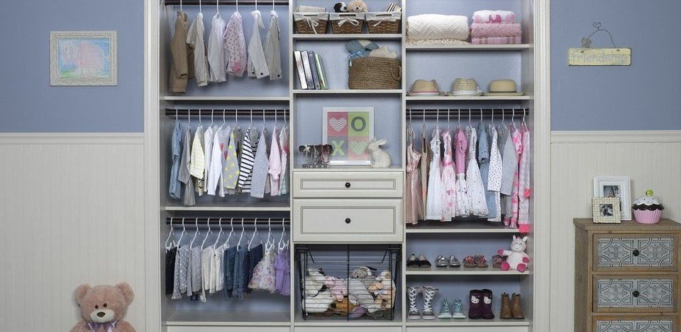 Custom Children's Small Closet in Secret