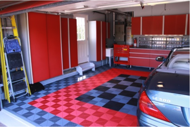 Interlocking Perforated Garage Flooring