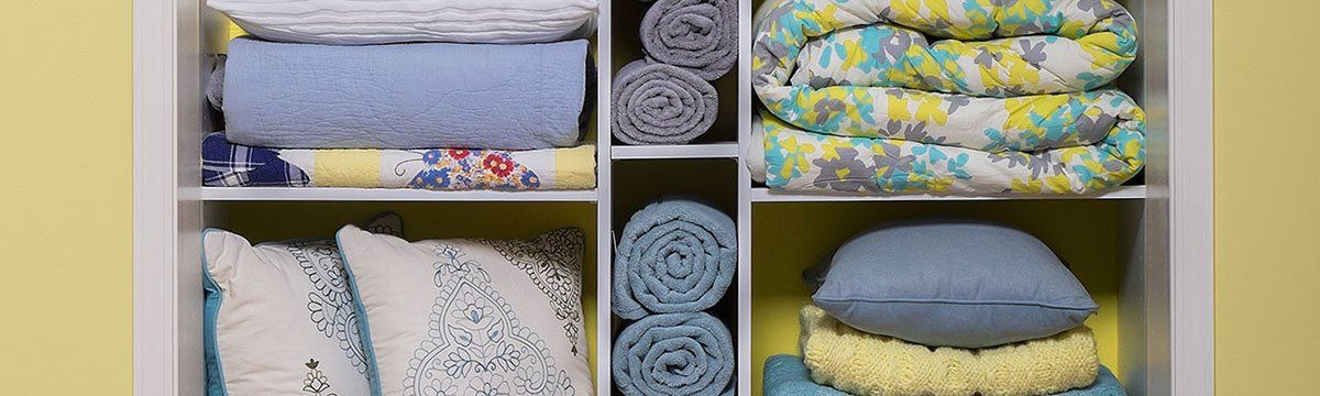 Custom Linen Closet System Installation