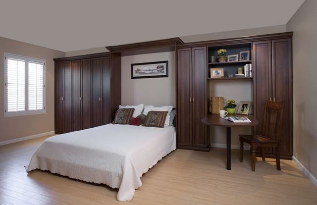 Chocolate Pear Wall Bed