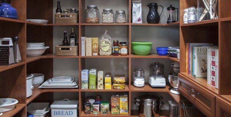 Custom Kitchen Pantry Shelving