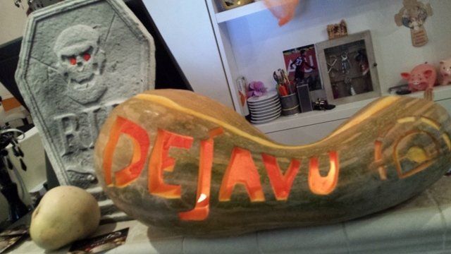 addobbi di Halloween del ristorante Dejavu