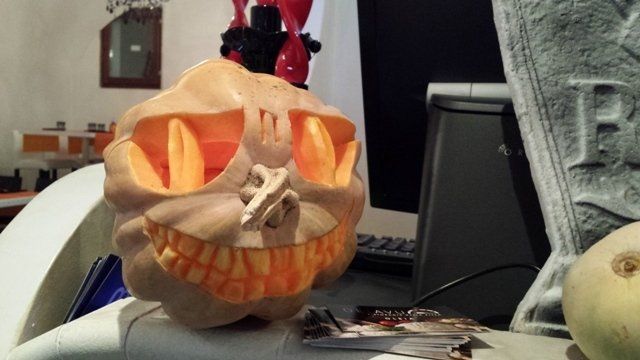 zucca decorativa per Halloween