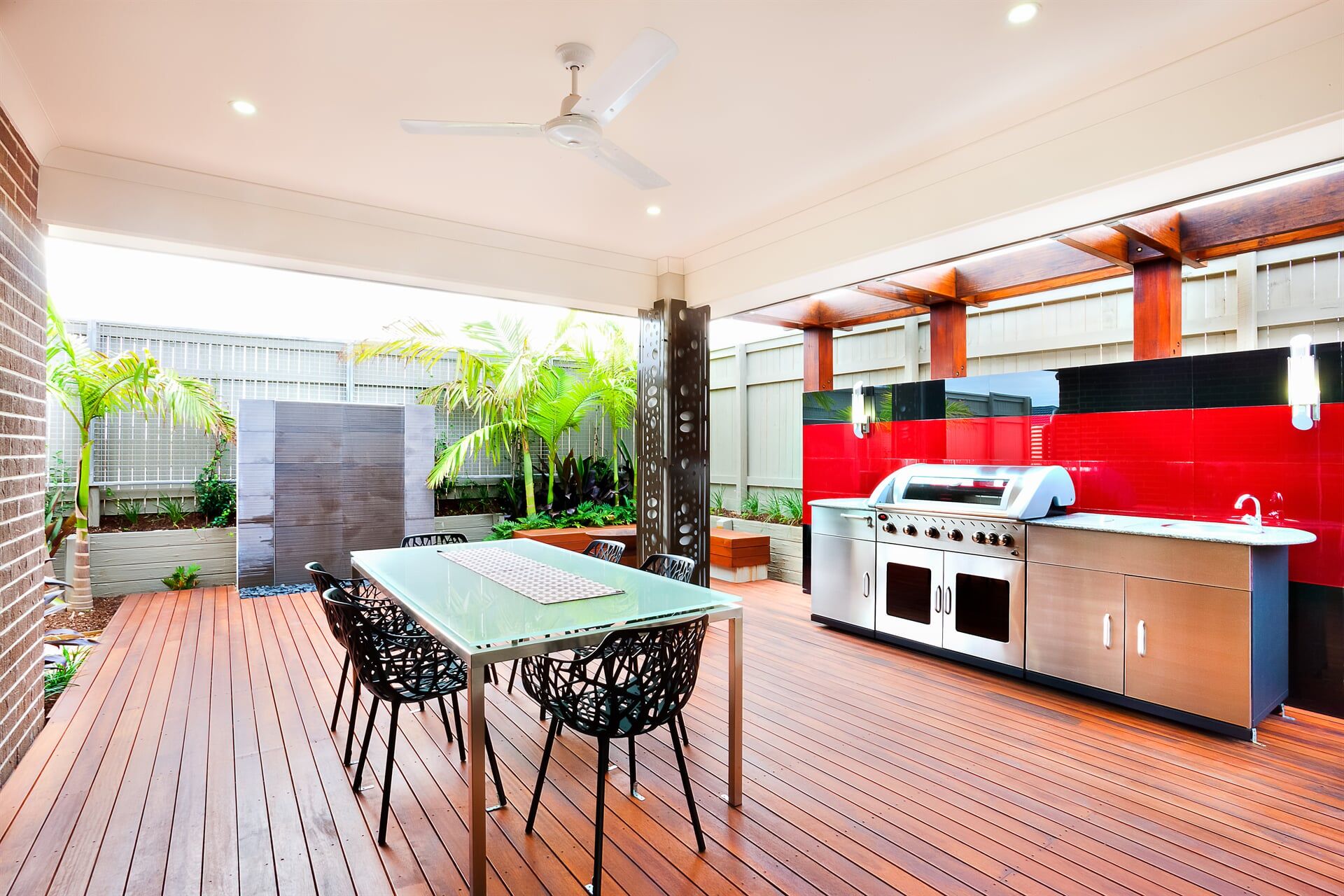 Big Swing Outdoor Bed Pergola — Landscaping and Excavation Services in Cameron Park, NSW