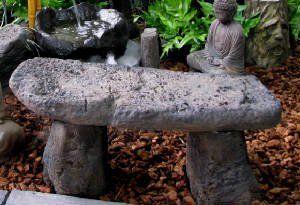 Moss Rock Bench