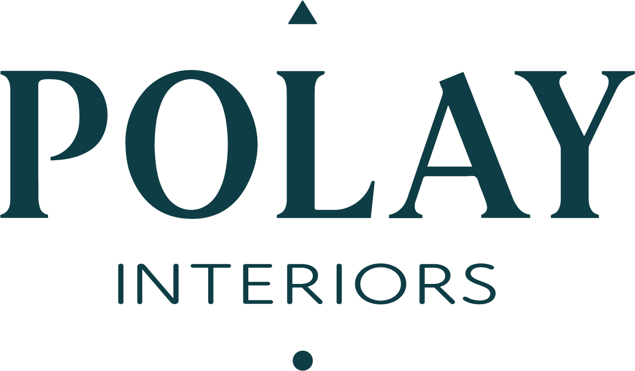 It is a logo for a company called polay interiors.