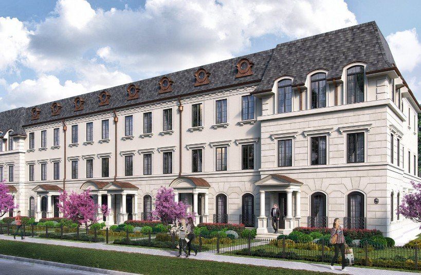 An artist 's impression of a large building with a lot of windows.