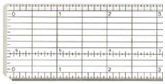 #B-2M grid ruler with metal cutting edge