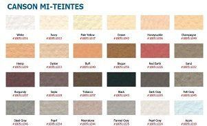 Color Chart Mi-Teintes