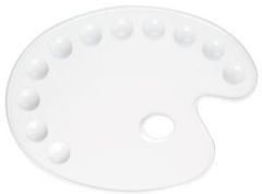 PLASTIC OVAL PALETTE