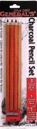 GENERAL’S® CHARCOAL PENCIL SET