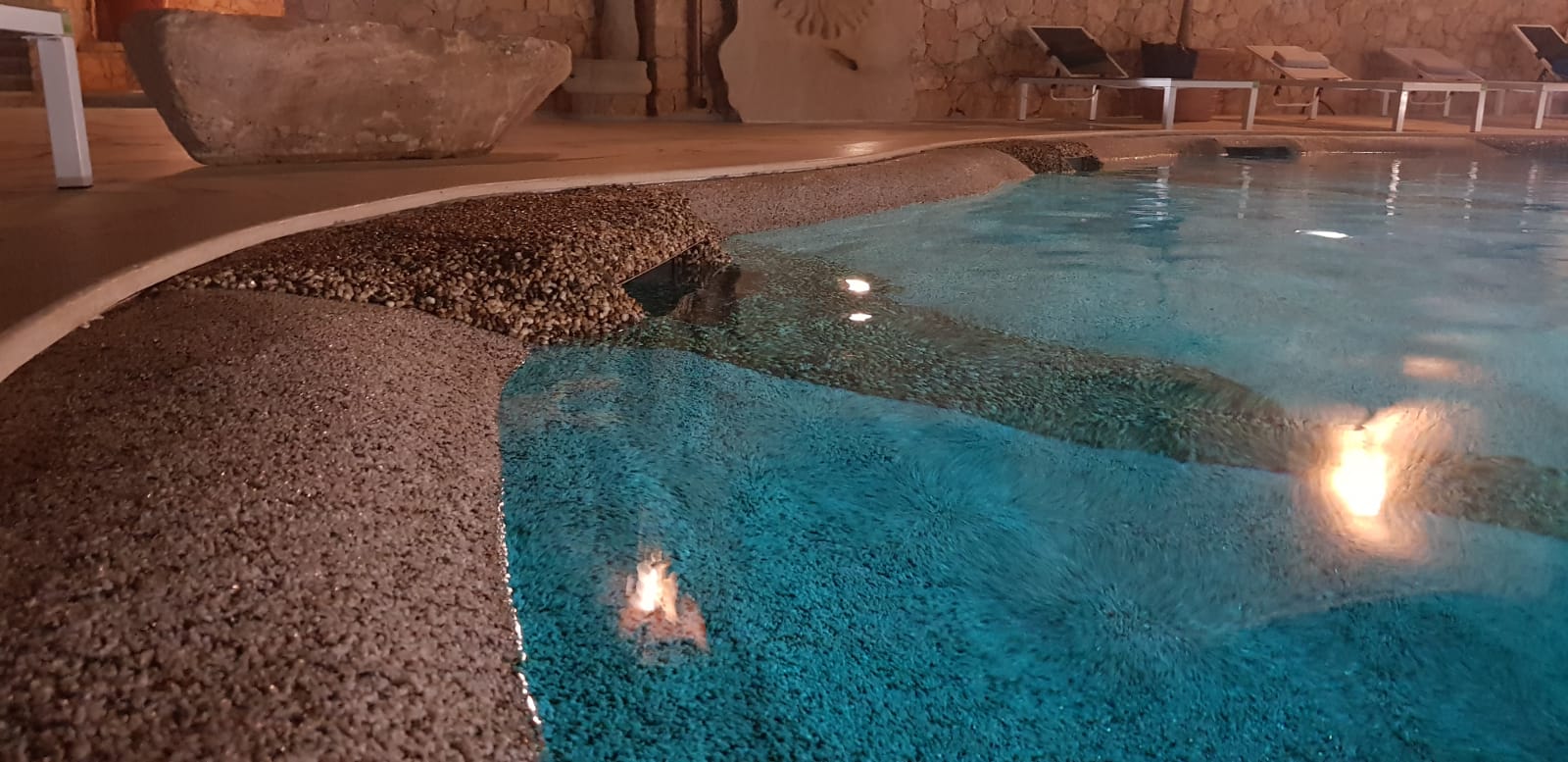 Lavori per la realizzazione di una piscina
