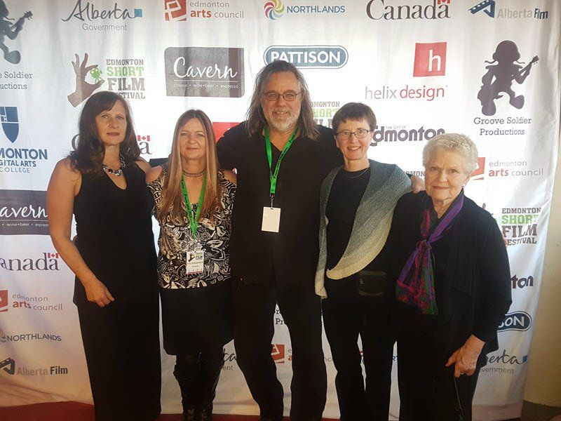 Edmonton Short Film Festival: Matt Paproski and the Dougan family.