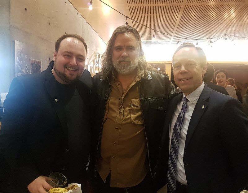 Calgary Stinger Awards: Producer Matt Waterworth, Matt Paproski and actor Blair Young