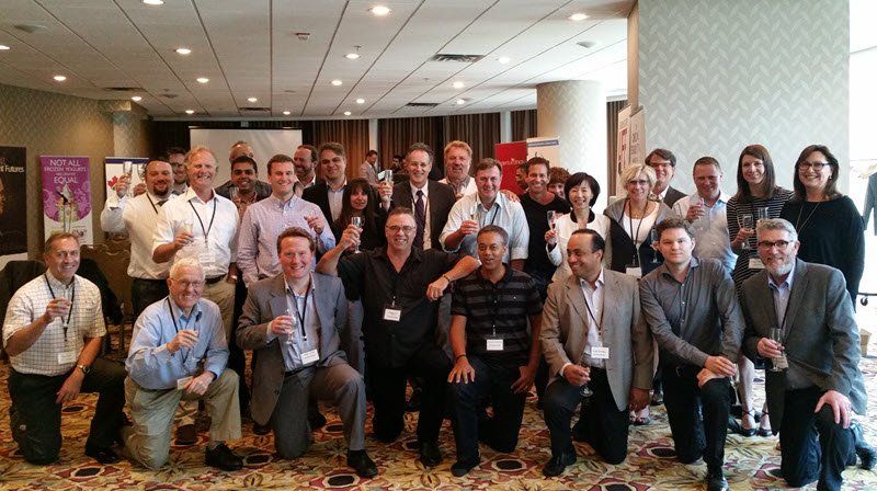 World Entrepreneur Forum, Vancouver, BC: Matt Paproski with Praveen Varshney, Dean Lindel and others.