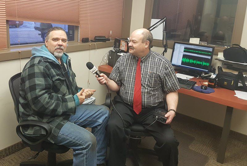 Drumheller, AB: Radio interview by Bob Brown with Matt Paproski