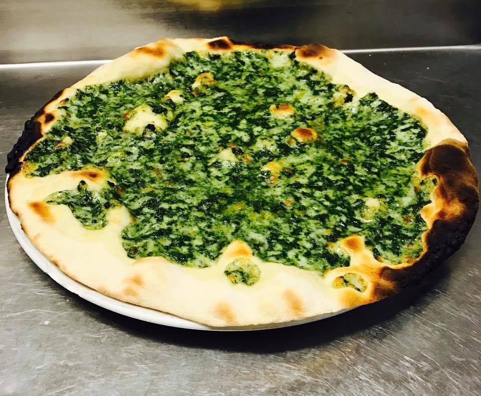pizza al pesto