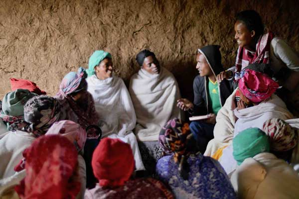 Ethiopian women gathering