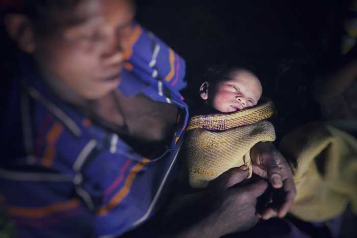 Ethiopian mother with baby