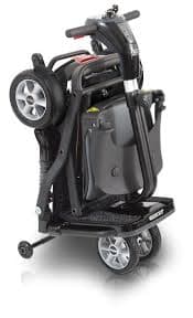 fold-up black mobility scooter