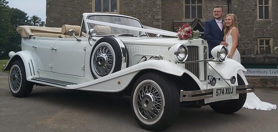 Wedding Car at Thornbury Golf Centre Wedding Venue