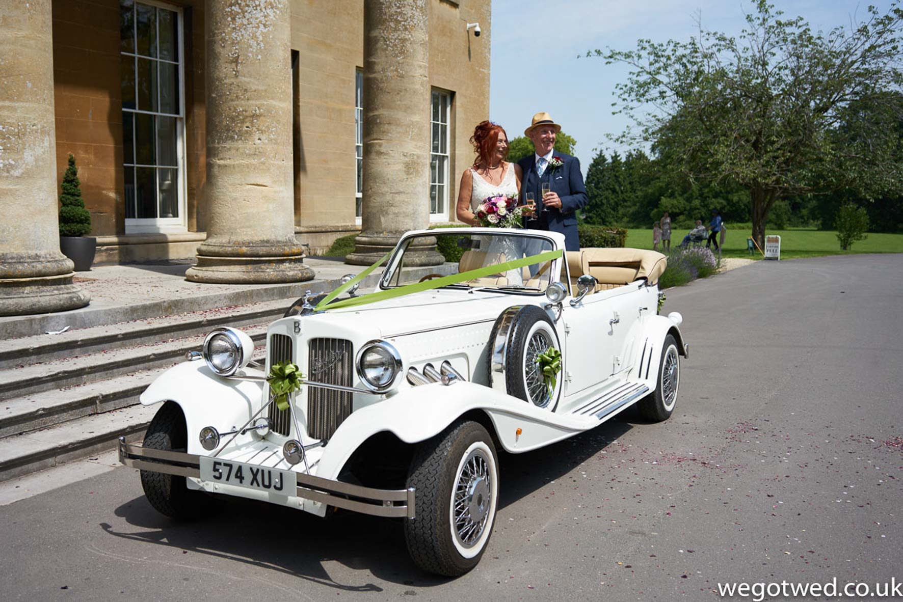Wedding Car at Leigh Court near Bristol Wedding Car at Leigh Court near Bristol