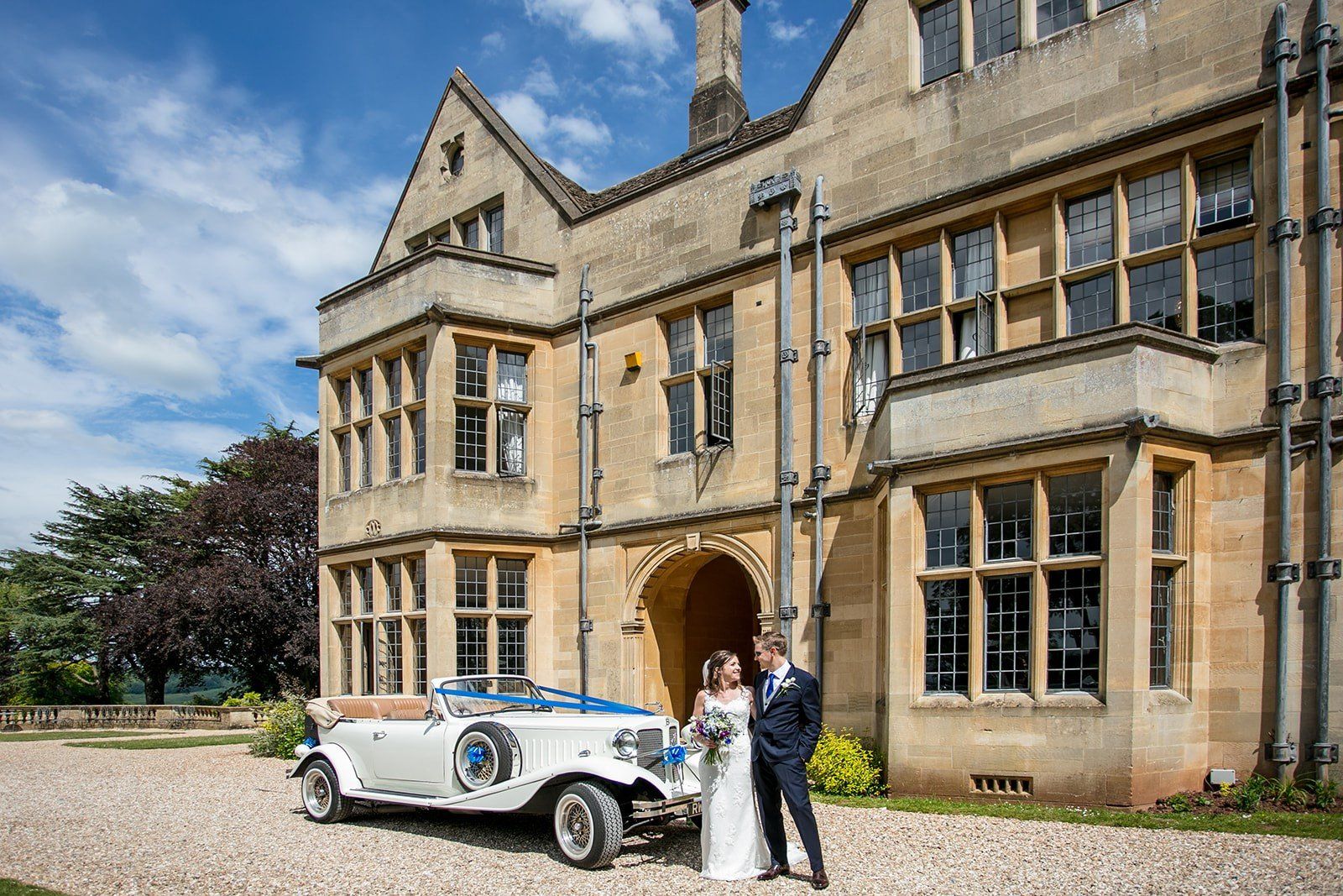 Wedding Car at Coombe Lodge near Bristol Wedding Car at Coombe Lodge near Bristol