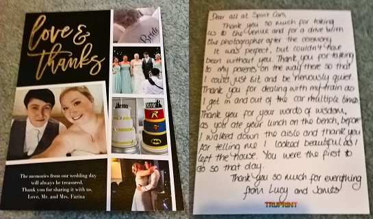 Wedding Car Hire Bristol & Somerset, Customer Review