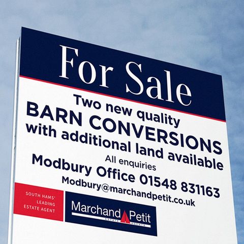external dibond sign in south devon by nick walker printing