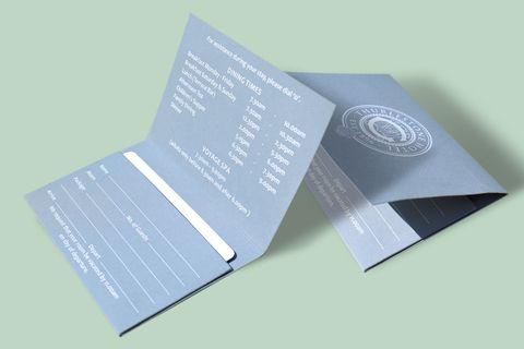 printing of hotel key card holders in south devon by nick walker printing
