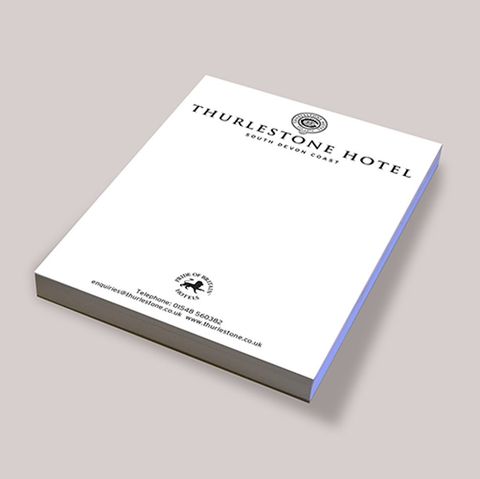 print of note pads in south devon by nick walker printing